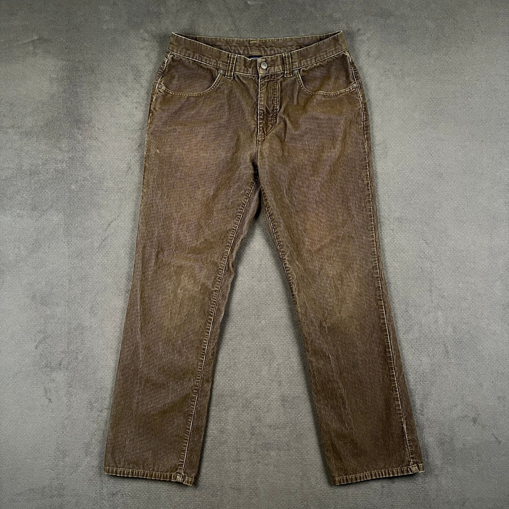 Patagonia Corduroy Pants Mens 33 Dark Walnut Brown Organic Cotton 33x31 58221